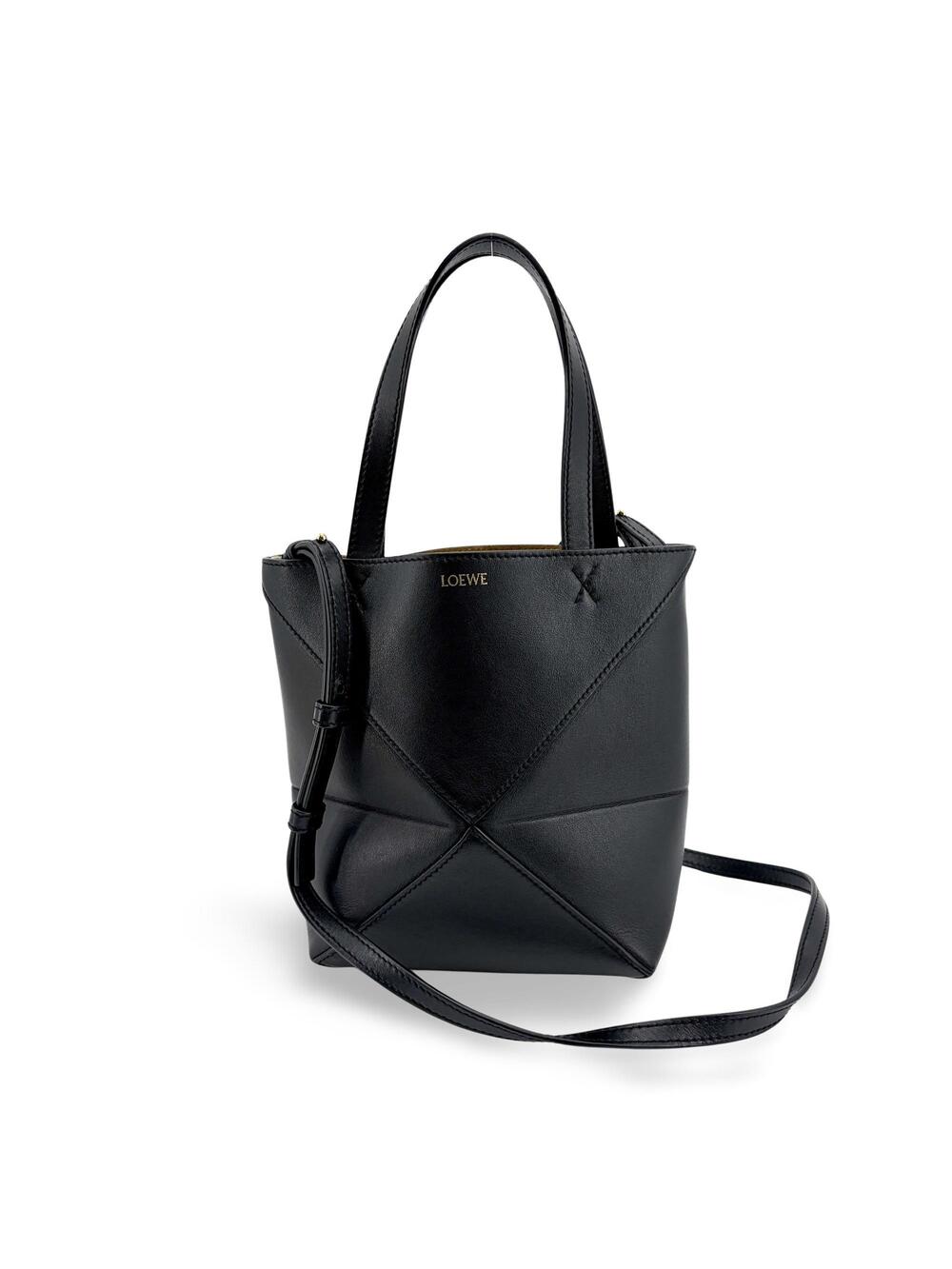 Loewe Mini Puzzle Fold Tote Bag Shiny #370763L93B